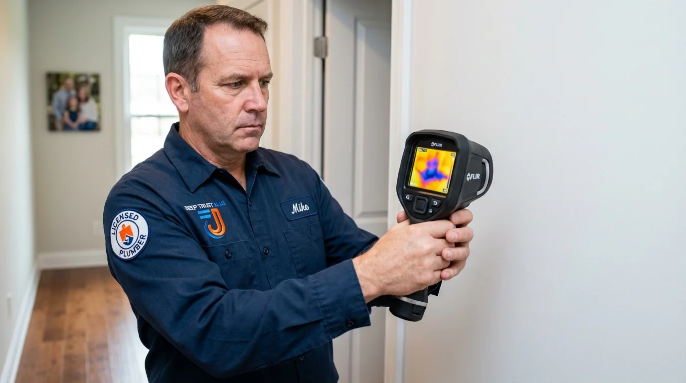 Thermal imaging leak detection by Johns Plumbing LLC in Sonora